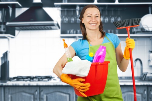 Risk assessment in a TW9 cleaning service before work begins