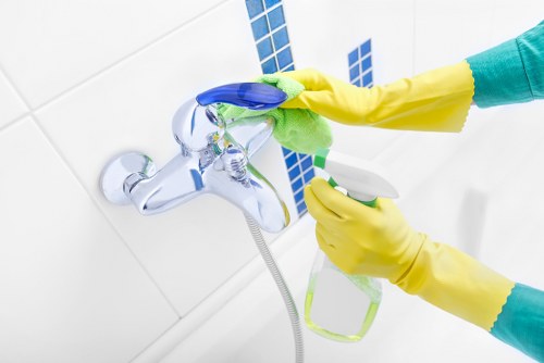 Professional cleaning team focused on health and safety compliance